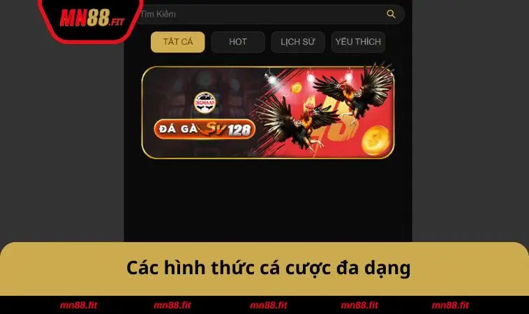 Các hình thức cá cược đa dạng
