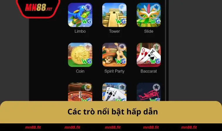 Blockchain MN88 2 Các trò nổi bật hấp dẫn