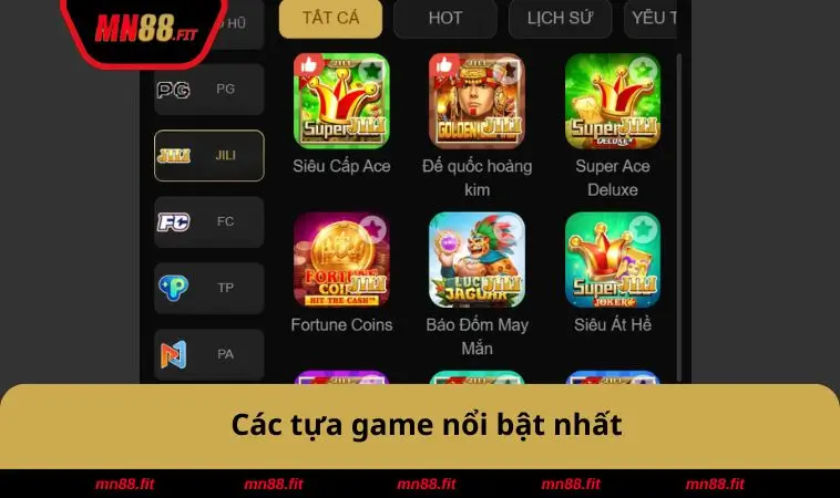 Nổ Hũ MN88 2 Các tựa game nổi bật nhất