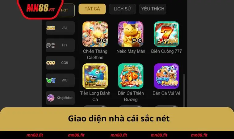 Tải App MN88 2 Giao diện nhà cái sắc nét