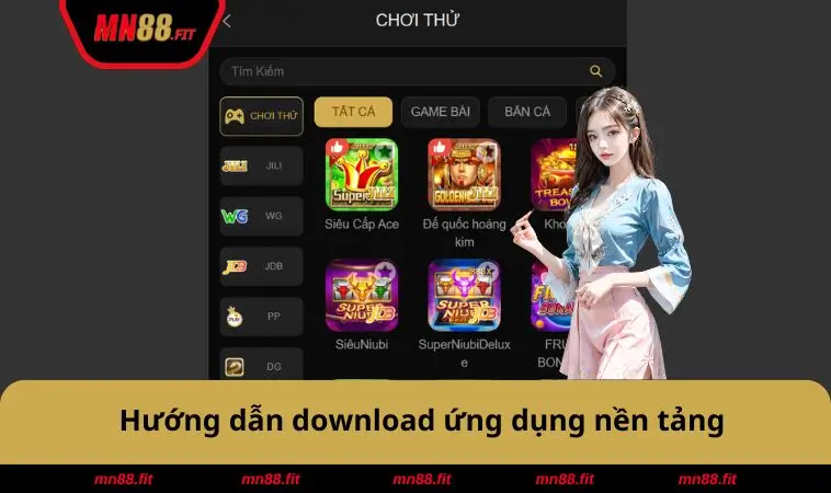 Hướng dẫn download ứng dụng nền tảng