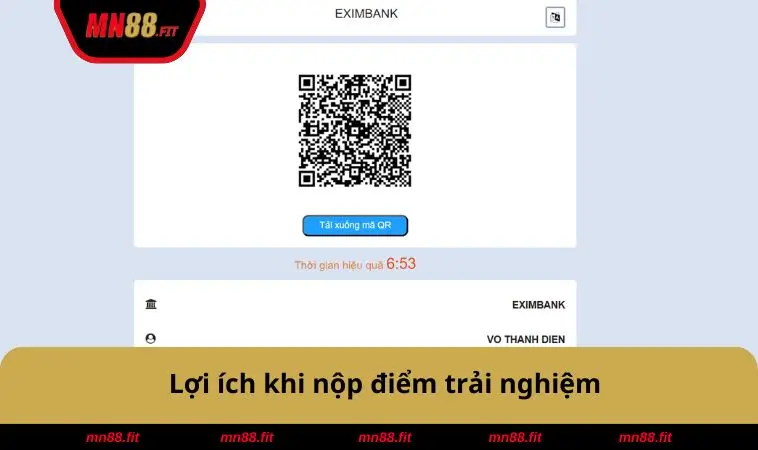 Lợi ích khi nộp điểm trải nghiệm